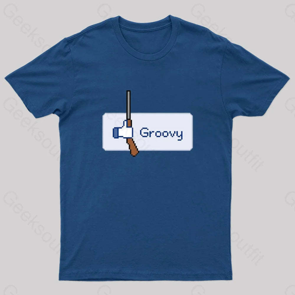 Groovy Nerd T-Shirt Navy / S
