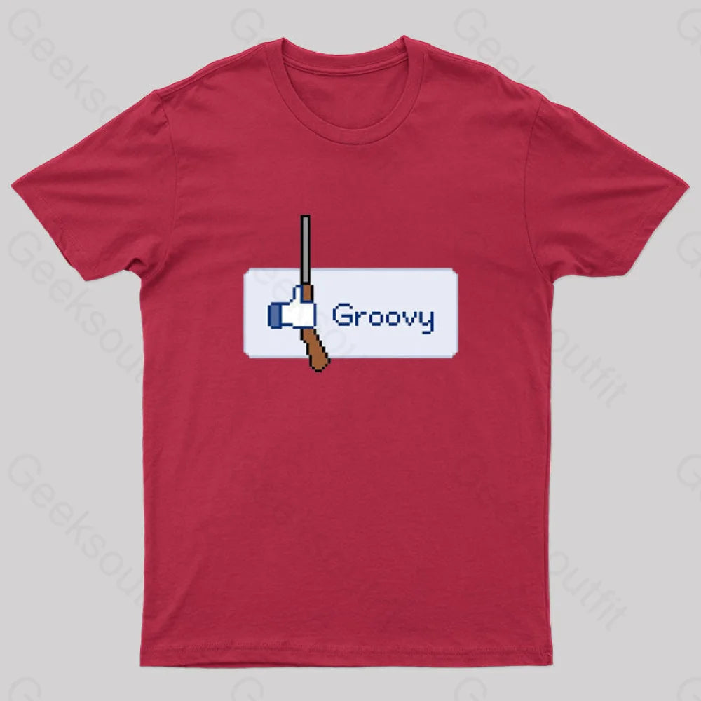 Groovy Nerd T-Shirt Red / S