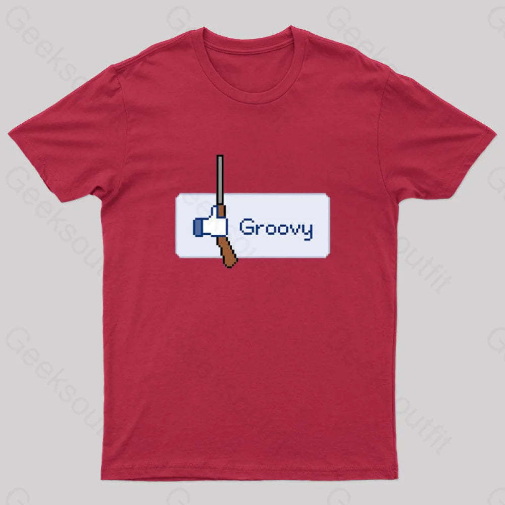 Groovy Nerd T-Shirt Red / S