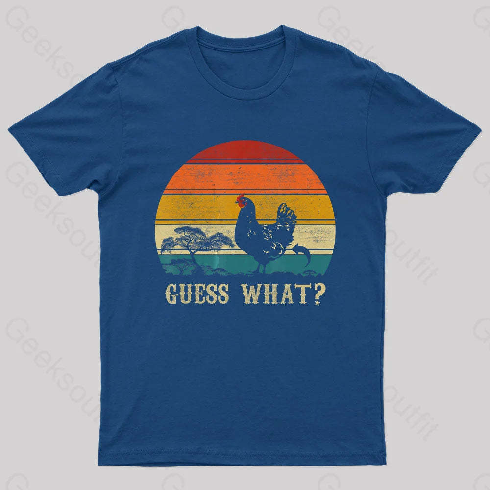 Guess What Nerd T-Shirt Navy / S