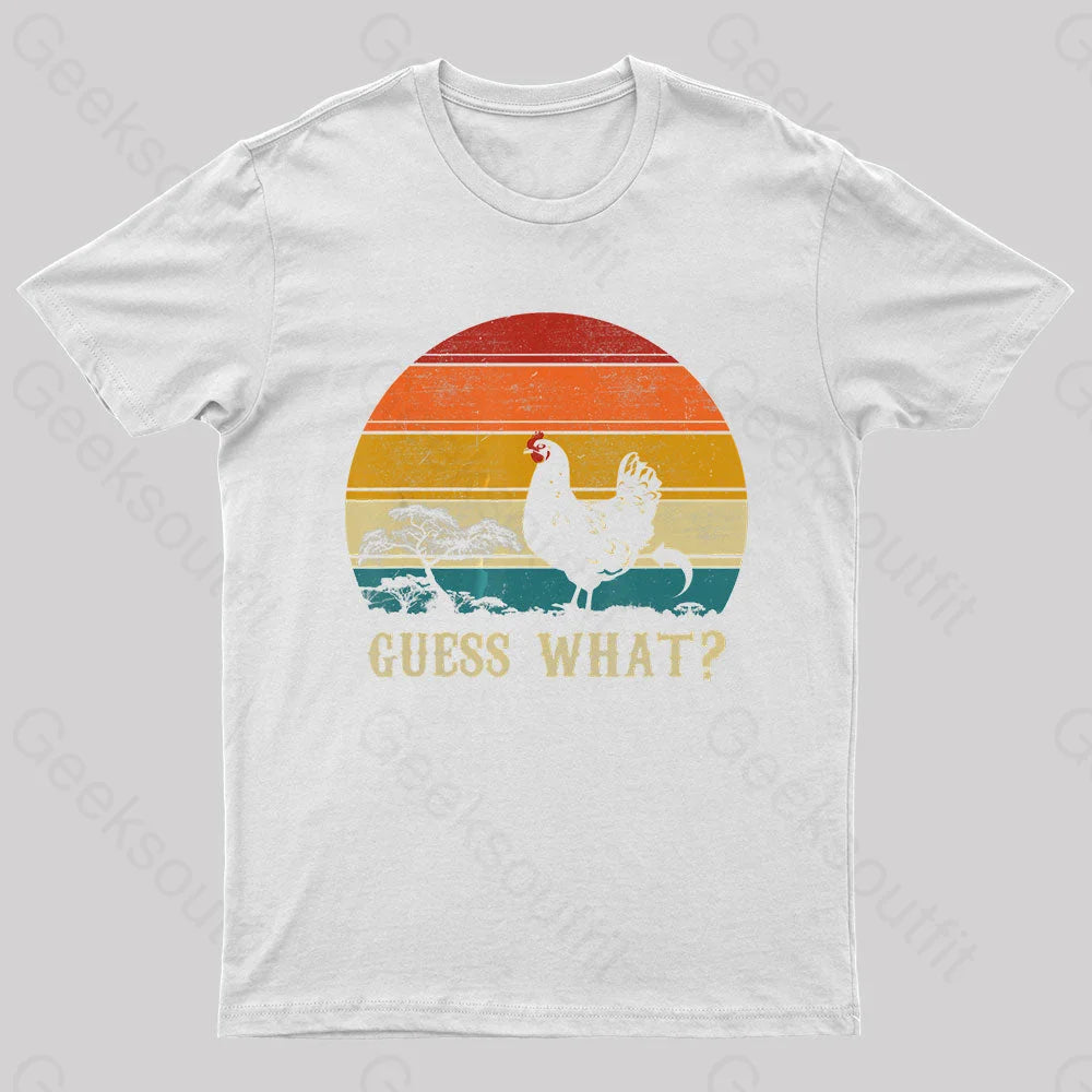 Guess What Nerd T-Shirt White / S