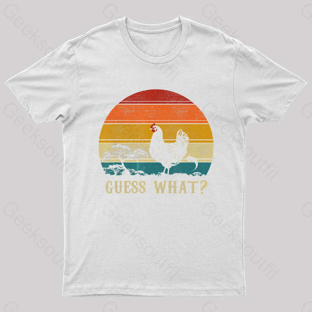 Guess What Nerd T-Shirt White / S