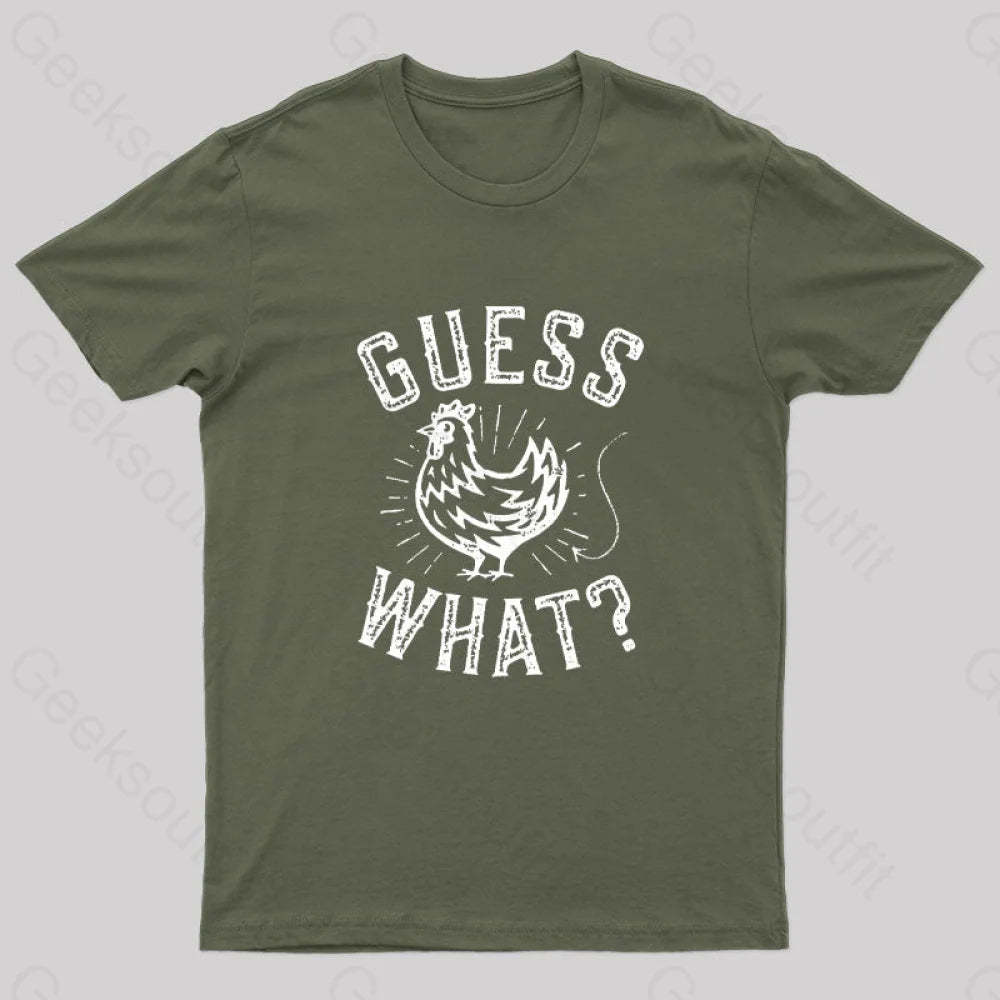 Guess What? T-Shirt Army Green / S