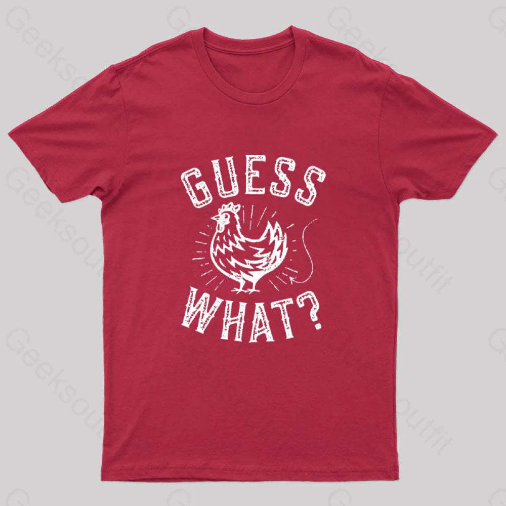Guess What? T-Shirt Red / S