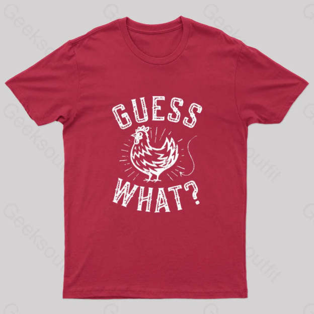 Guess What? T-Shirt Red / S