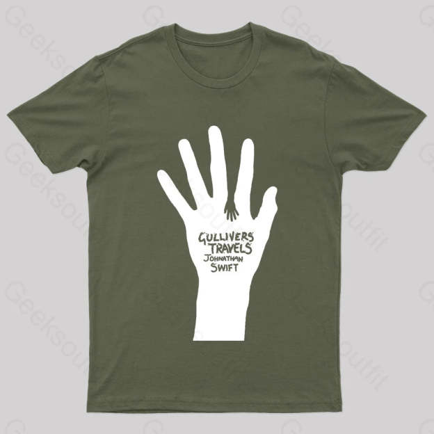 Gulliver’s Travels Geek T-Shirt Army Green / S