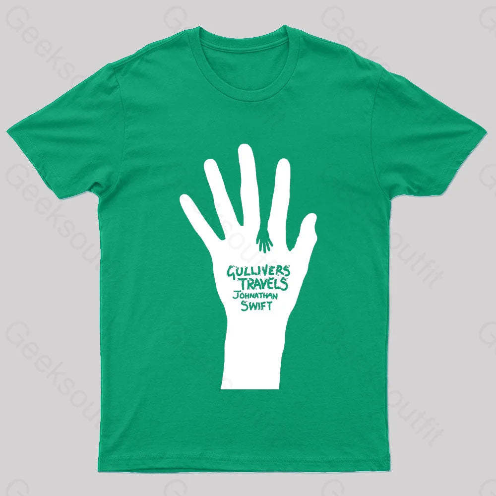 Gulliver’s Travels Geek T-Shirt Green / S