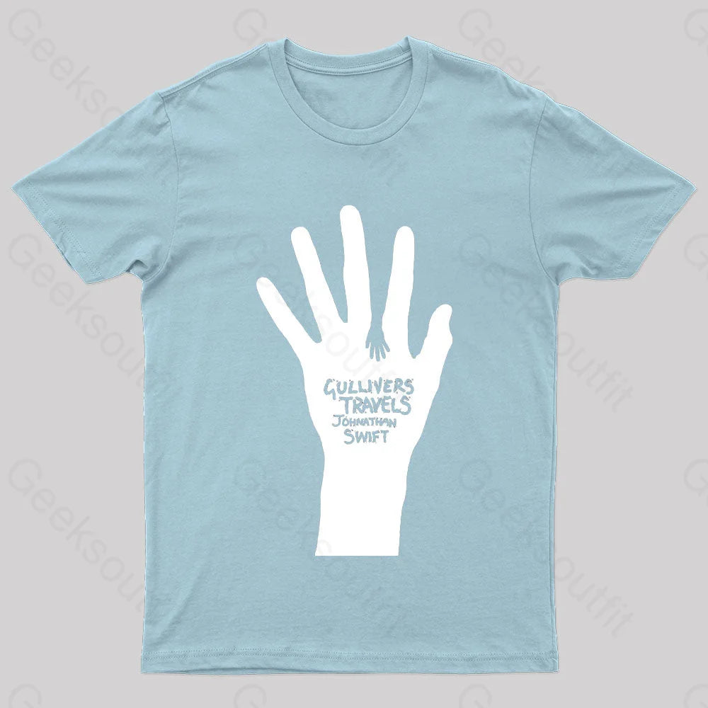 Gulliver’s Travels Geek T-Shirt Light Blue / S