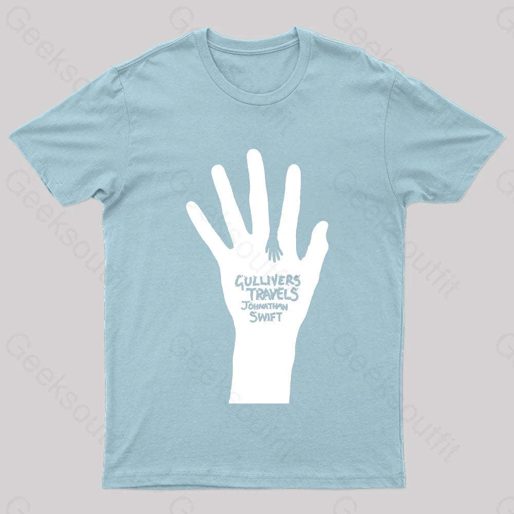 Gulliver’s Travels Geek T-Shirt Light Blue / S