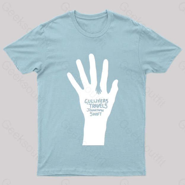 Gulliver’s Travels Geek T-Shirt Light Blue / S