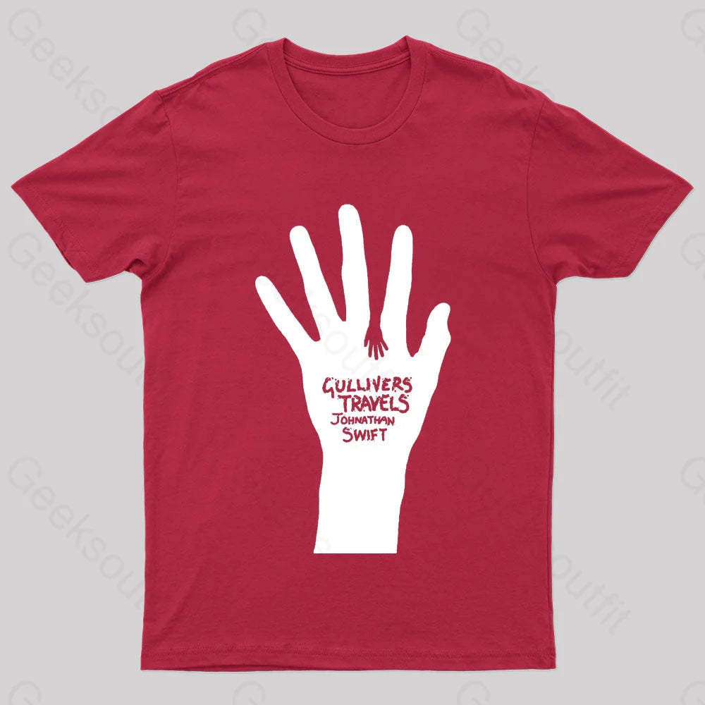 Gulliver’s Travels Geek T-Shirt Red / S