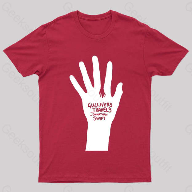 Gulliver’s Travels Geek T-Shirt Red / S