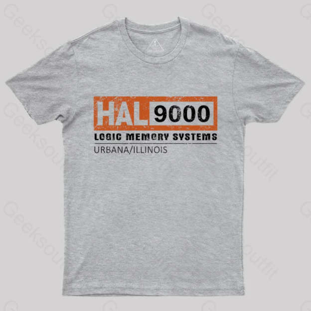 Hal 9000 Distressed Classic T-Shirt Grey / S