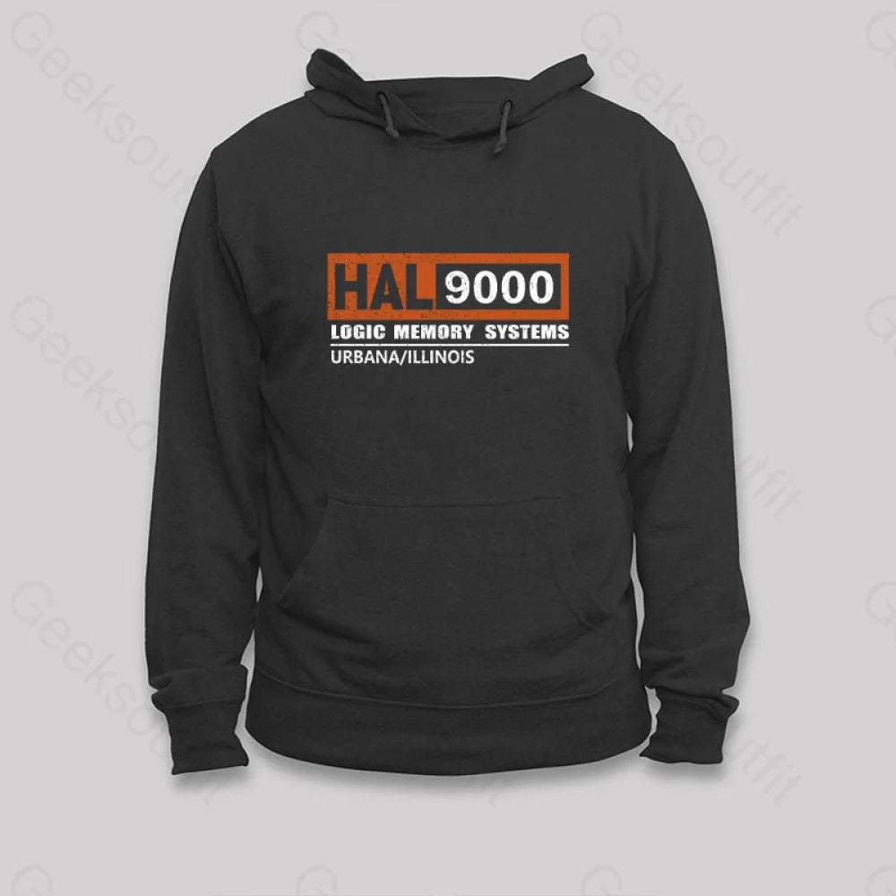 Hal 9000 Distressed Hoodie Black / S