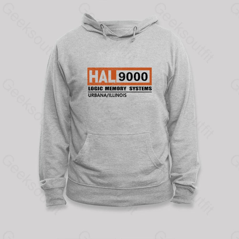 Hal 9000 Distressed Hoodie Grey / S