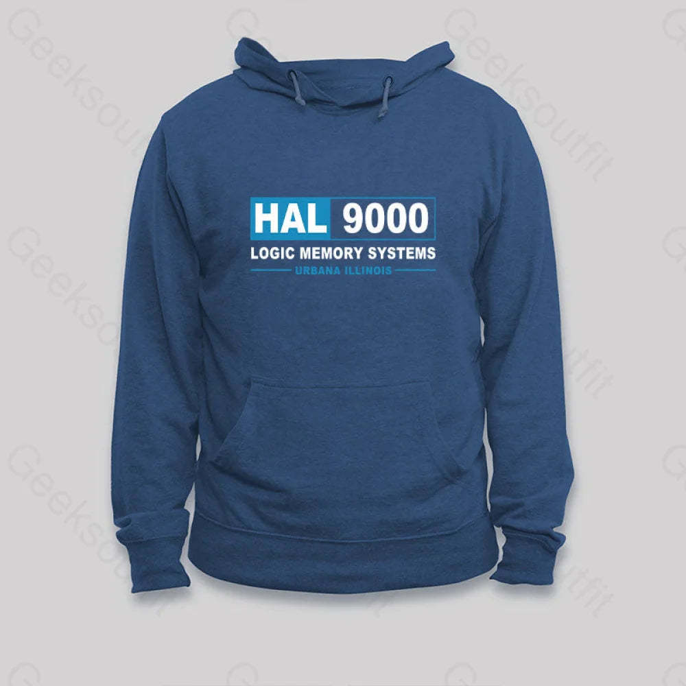 Hal 9000 Logic Memory Systems Hoodie Dark Blue / S