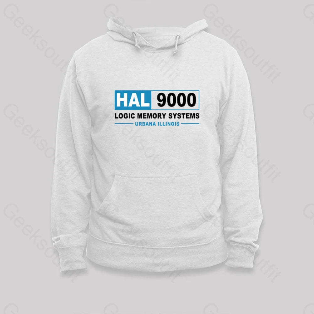 Hal 9000 Logic Memory Systems Hoodie White / S