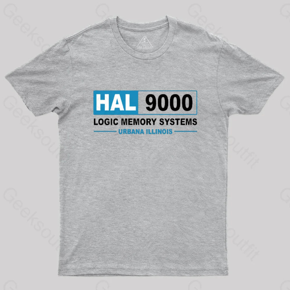 Hal 9000 Logic Memory Systems T-Shirt Grey / S