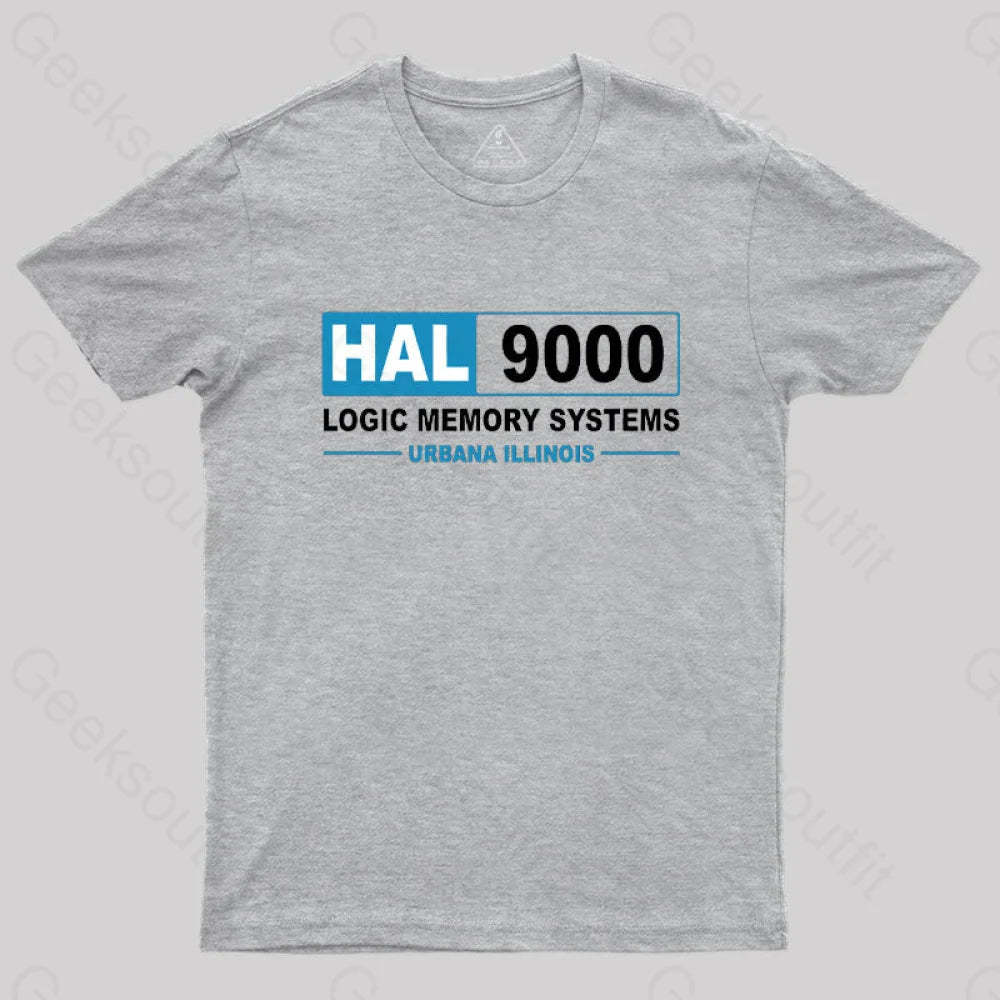 Hal 9000 Logic Memory Systems T-Shirt Grey / S