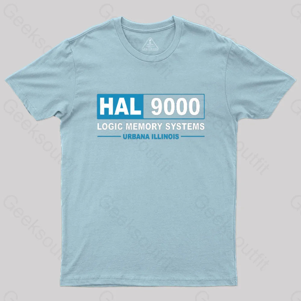 Hal 9000 Logic Memory Systems T-Shirt Light Blue / S