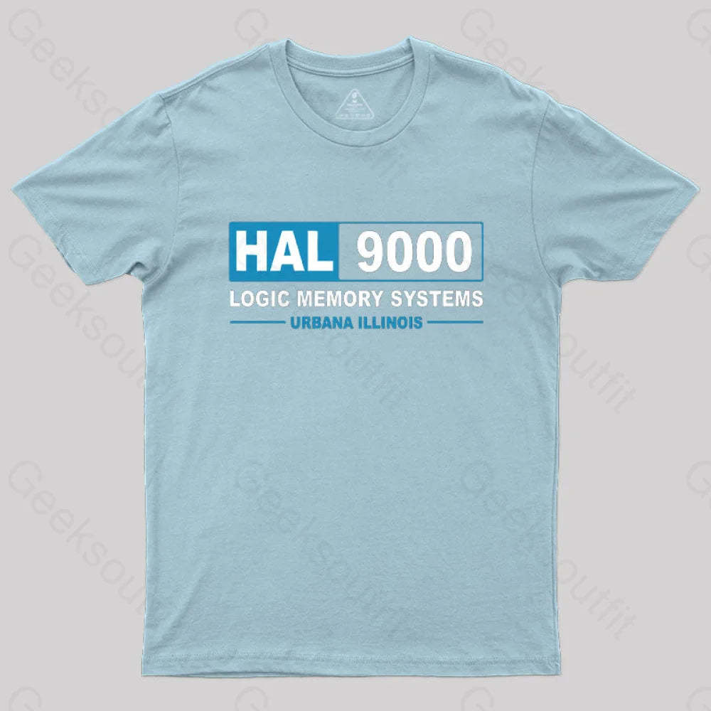 Hal 9000 Logic Memory Systems T-Shirt Light Blue / S