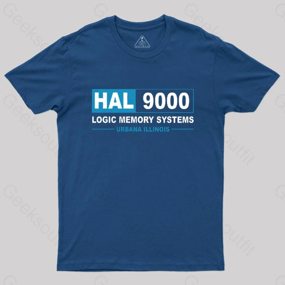 Hal 9000 Logic Memory Systems T-Shirt Navy / S