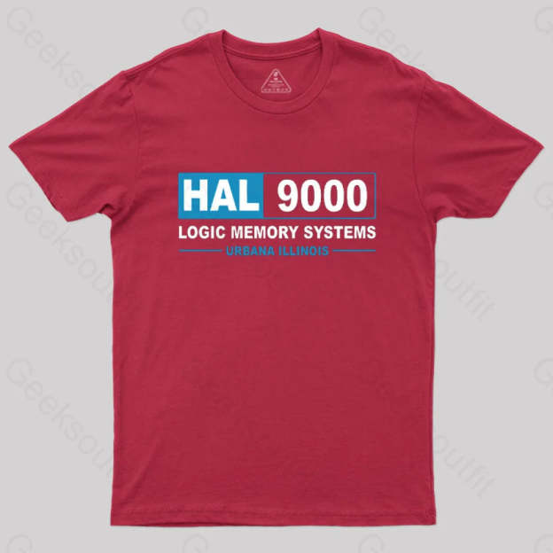 Hal 9000 Logic Memory Systems T-Shirt Red / S
