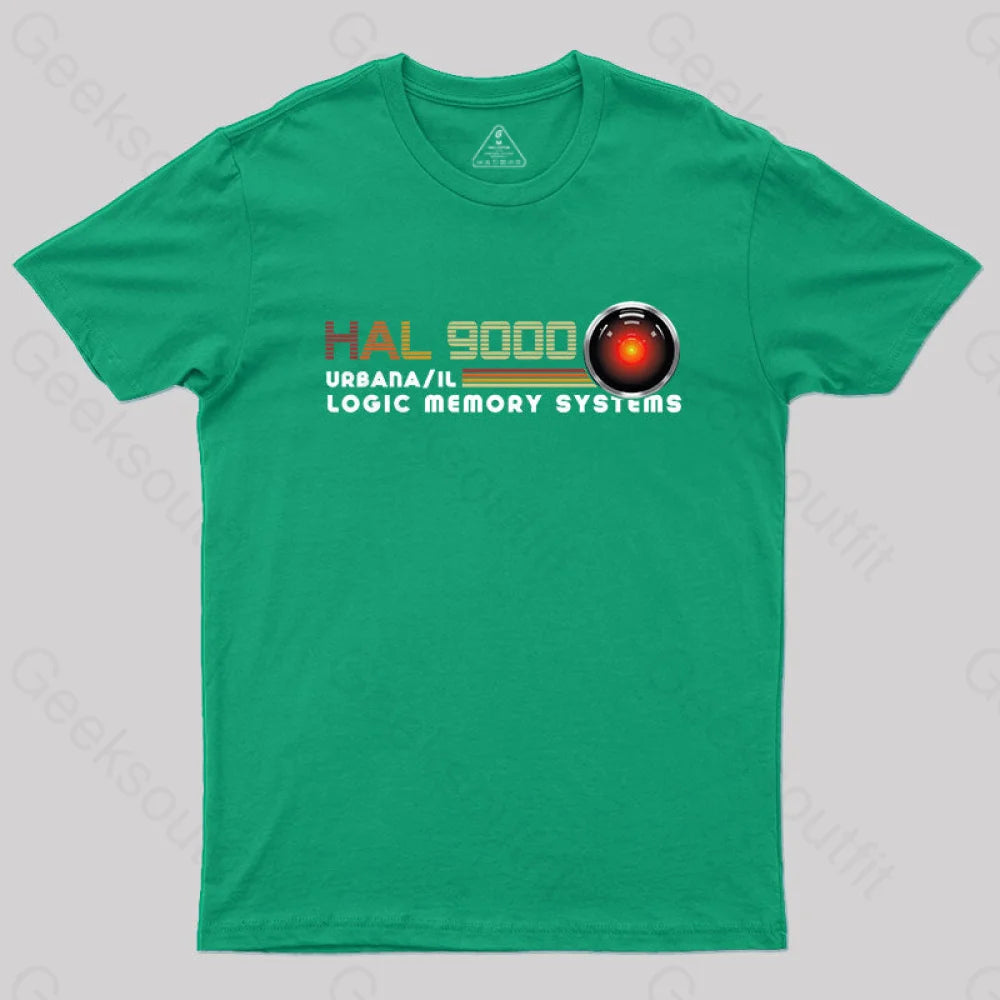 Hal 9000 T-Shirt Green / S Yc