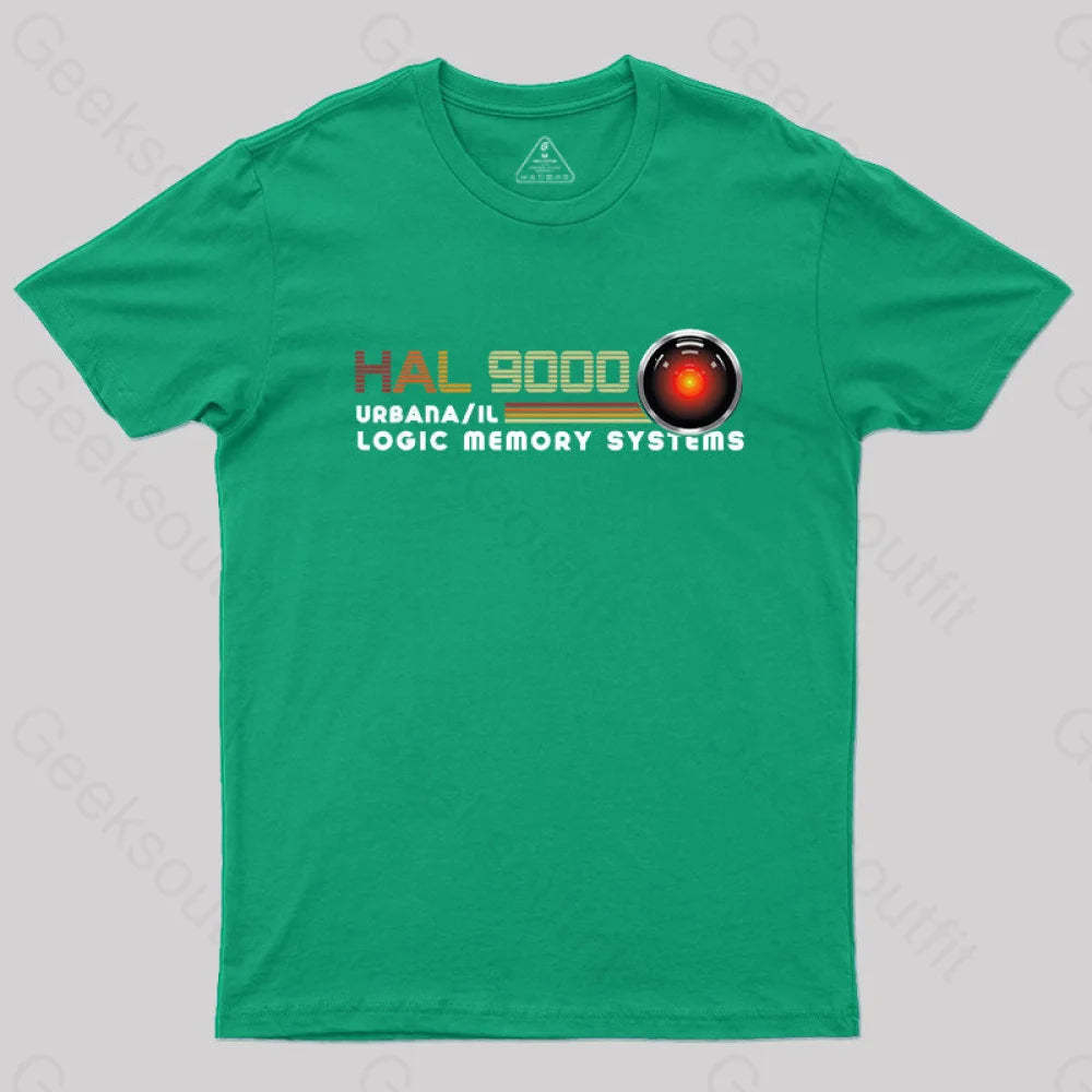 Hal 9000 T-Shirt Green / S Yc