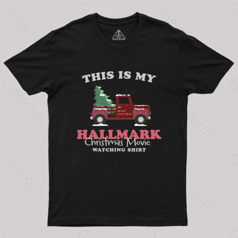 Hallmark Christmas Geek T-Shirt Black / S