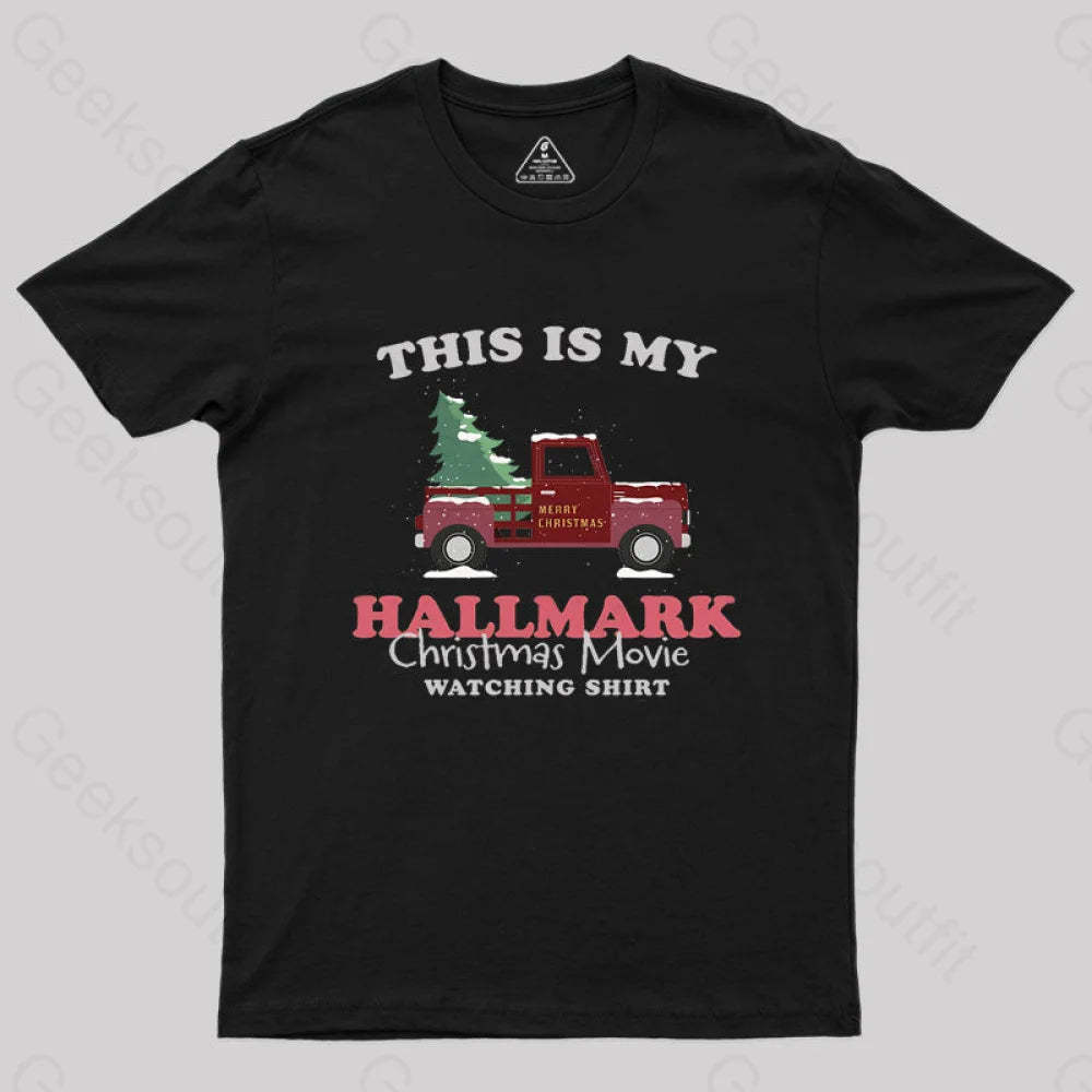 Hallmark Christmas Geek T-Shirt Black / S