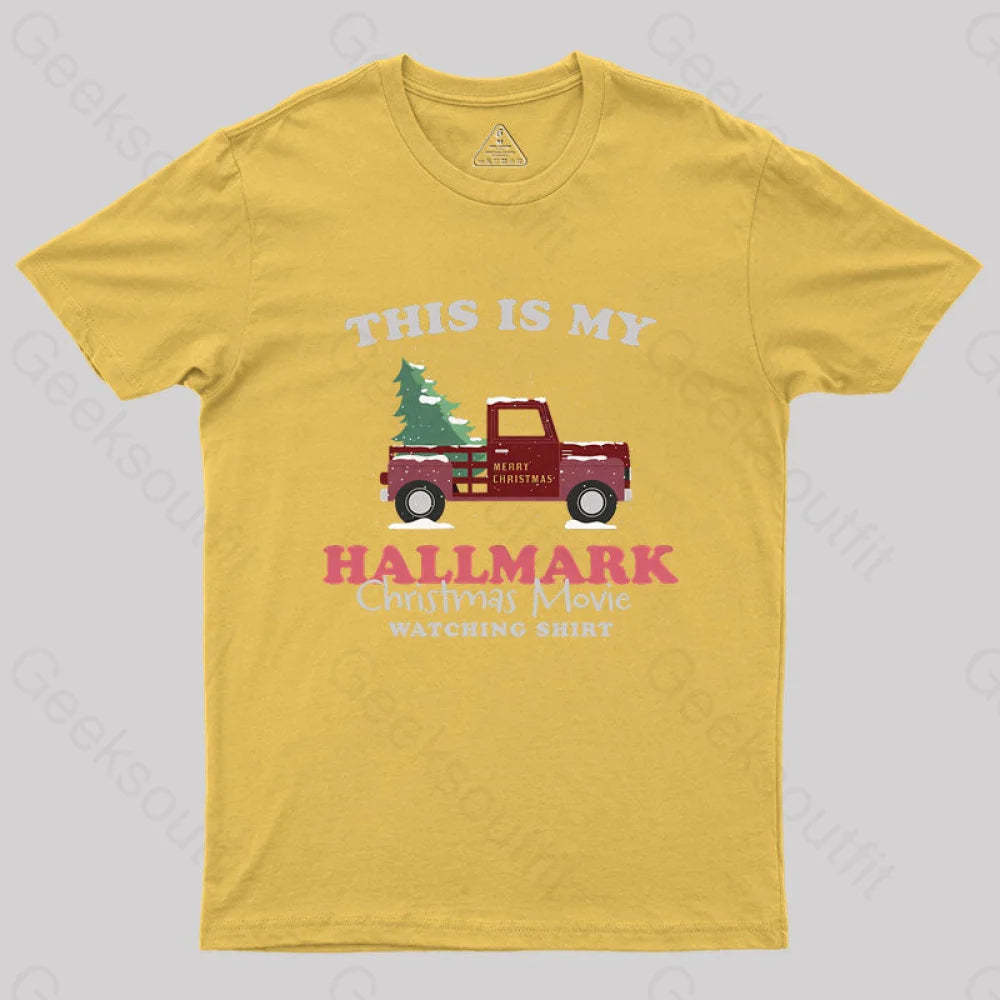 Hallmark Christmas Geek T-Shirt Yellow / S