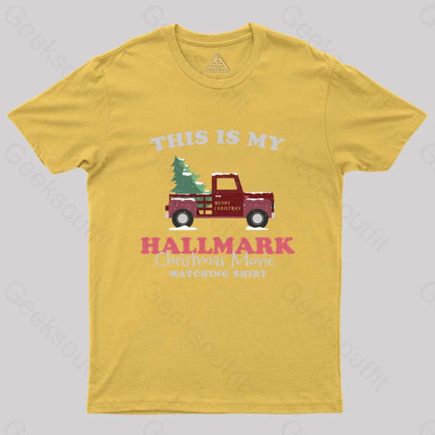 Hallmark Christmas Geek T-Shirt Yellow / S