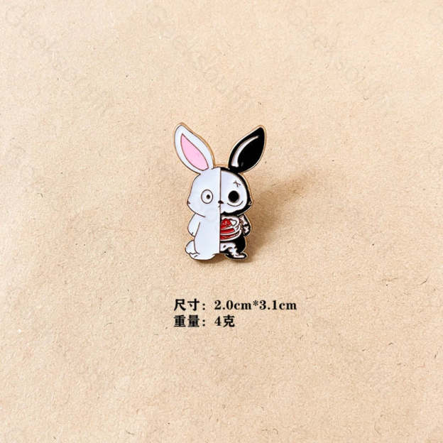 Halloween Pumpkin Cat Cartoon Pins 5# Rabbit