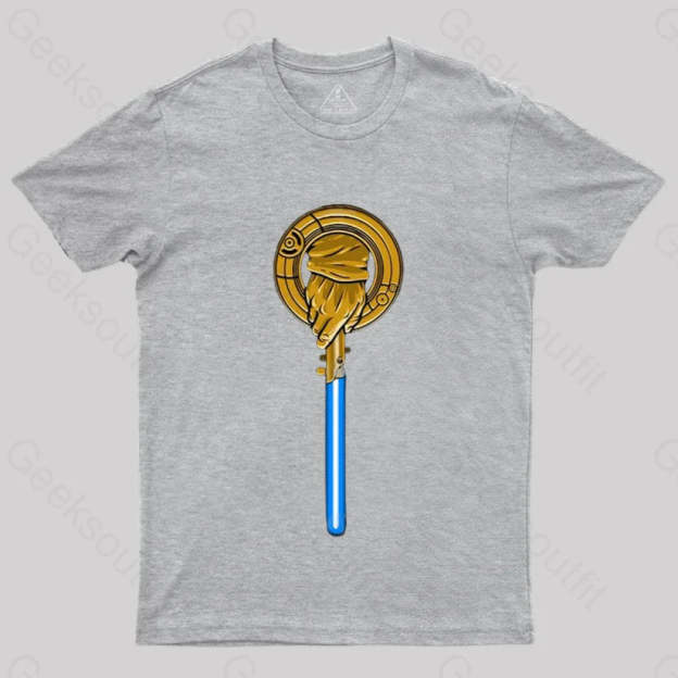 Hand Of The Light Side T-Shirt Grey / S