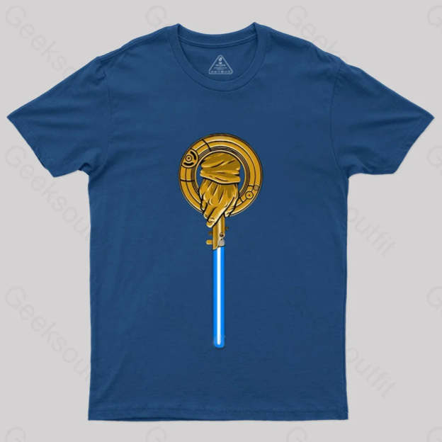 Hand Of The Light Side T-Shirt Navy / S