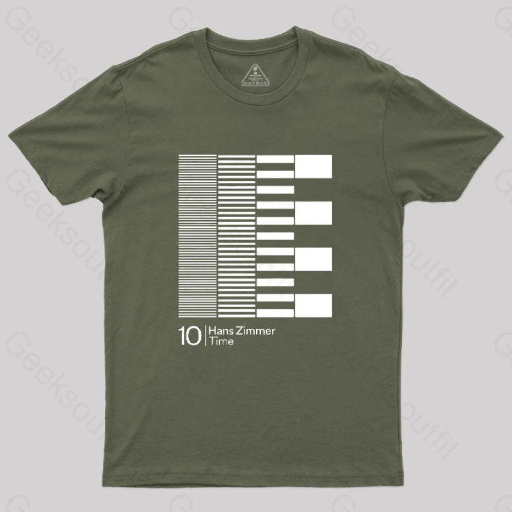 Hans Zimmer Time T-Shirt Army Green / S