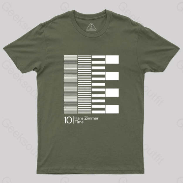 Hans Zimmer Time T-Shirt Army Green / S