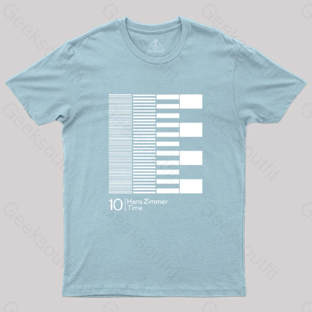Hans Zimmer Time T-Shirt Light Blue / S
