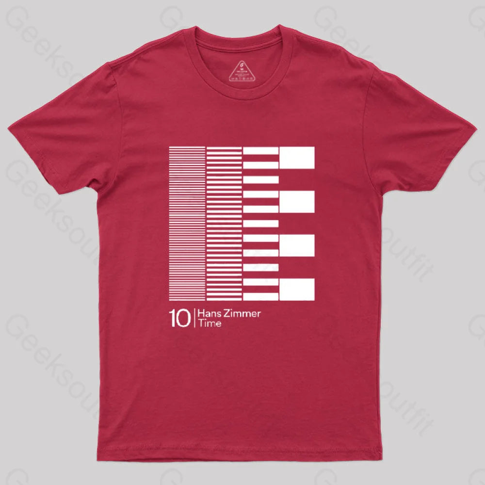 Hans Zimmer Time T-Shirt Red / S