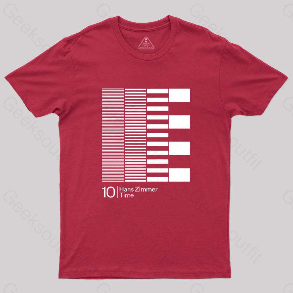 Hans Zimmer Time T-Shirt Red / S