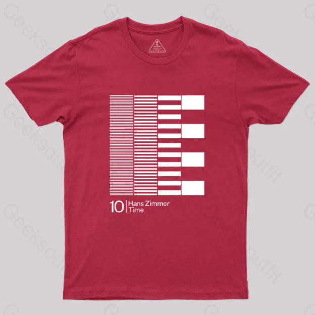 Hans Zimmer Time T-Shirt Red / S