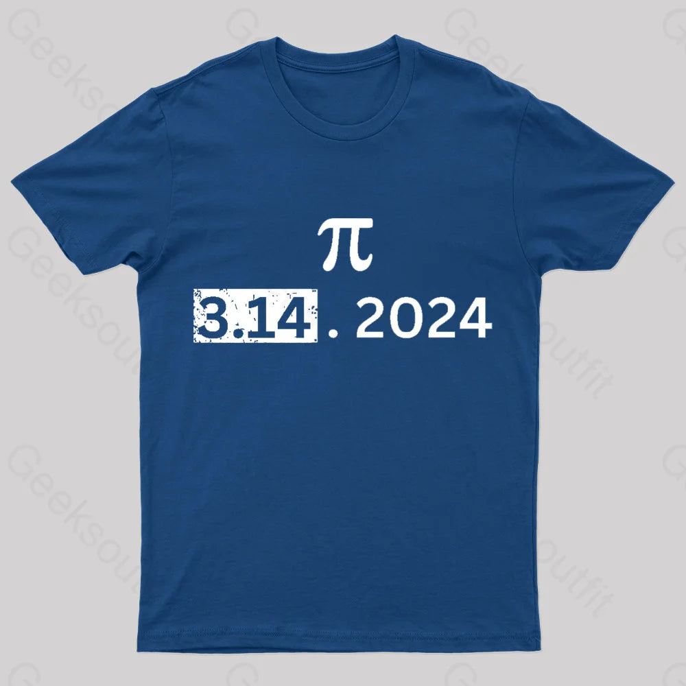 Happy Pi Day Geek T-Shirt Navy / S