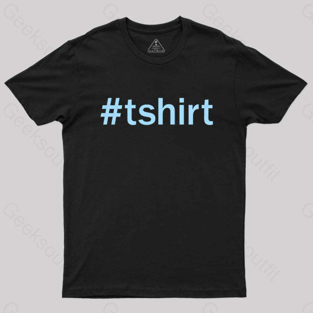 Hashtag T-Shirt Black / S