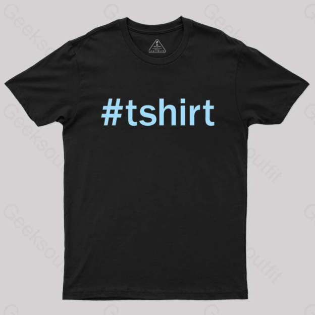 Hashtag T-Shirt Black / S