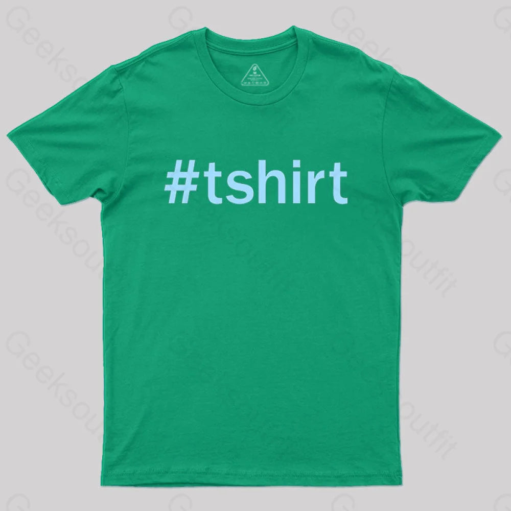 Hashtag T-Shirt Green / S