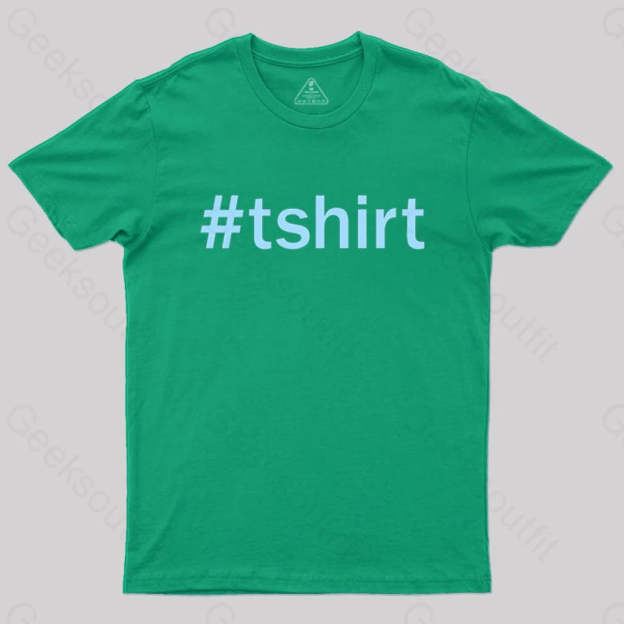 Hashtag T-Shirt Green / S