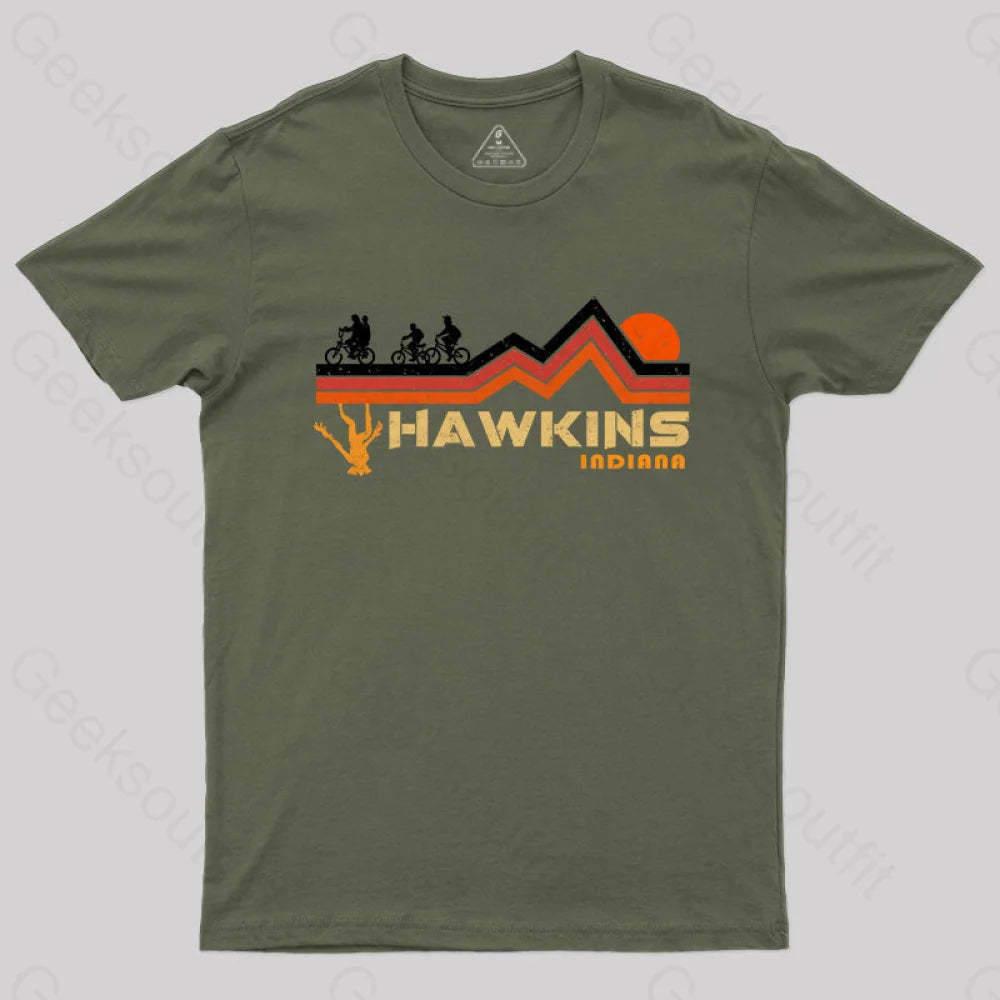 Hawkins T-Shirt Army Green / S Yc