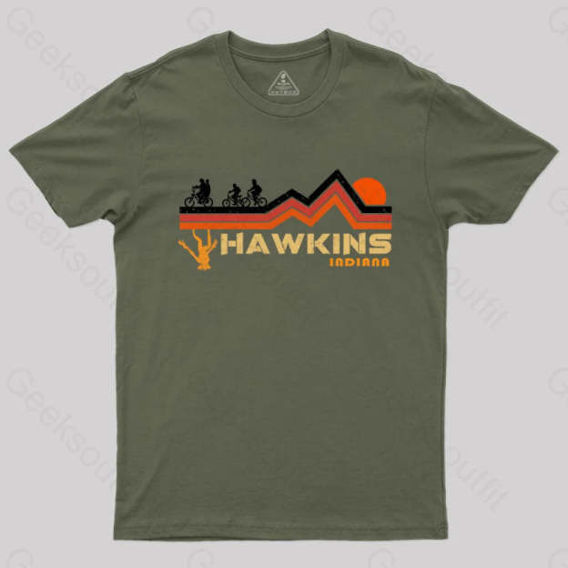 Hawkins T-Shirt Army Green / S Yc