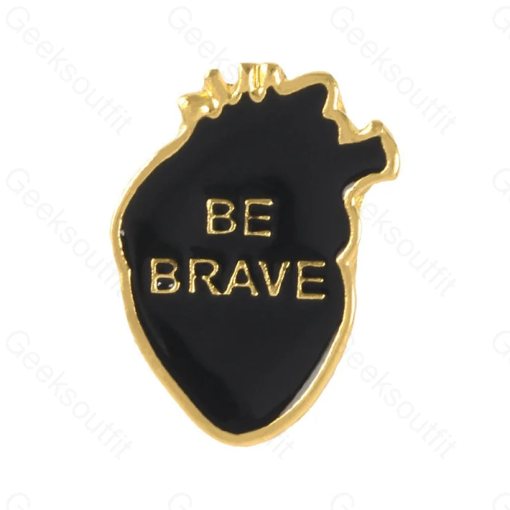 Heart Enamel Pins - Geeksoutfit